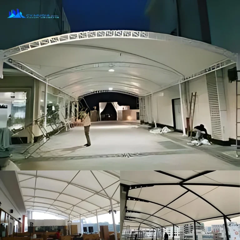 Review: Hasil Pemasangan Kanopi Membrane oleh Tim Kami