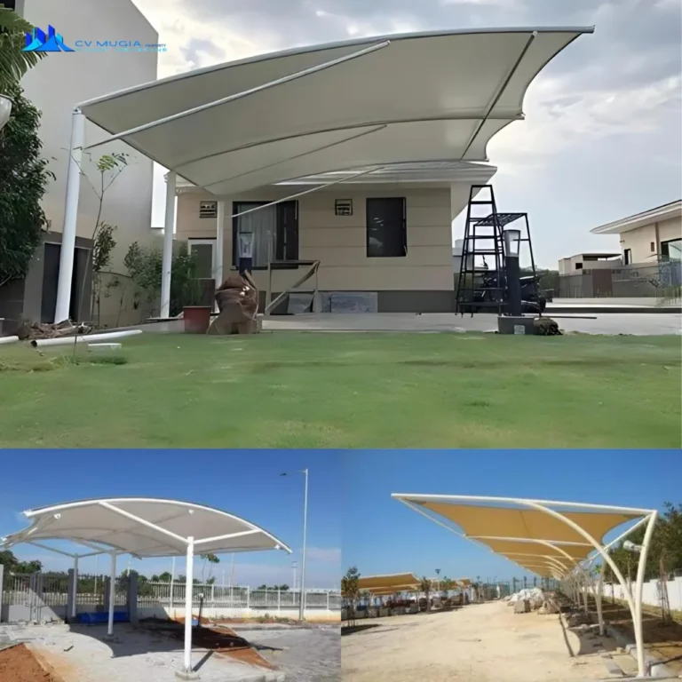 Rumah Ini Terlihat Mewah Berkat Kanopi Membrane!