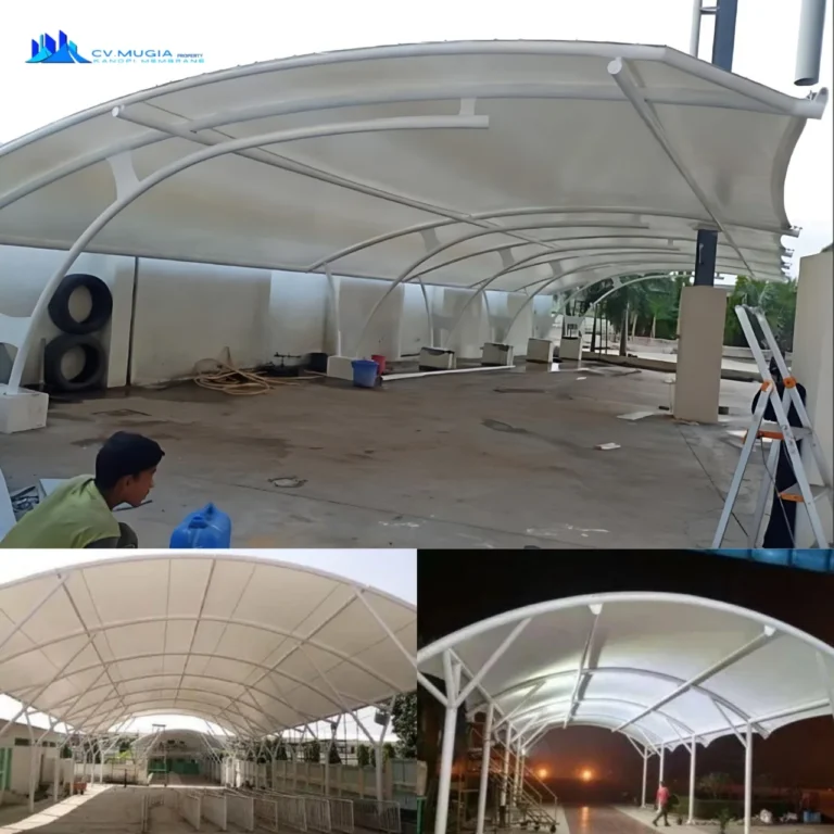 Testimoni Klien Setelah Pasang Kanopi Membrane dari MGK
